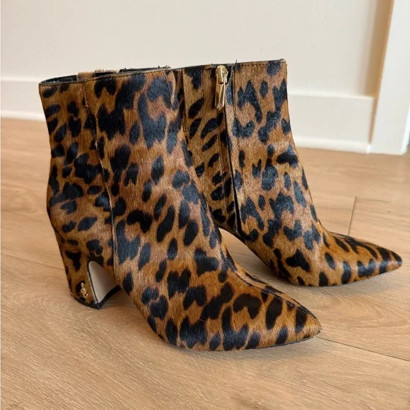 Ankle Bootie Sam Edelman Hilty Leopard Booties Sam Edelman Shoes